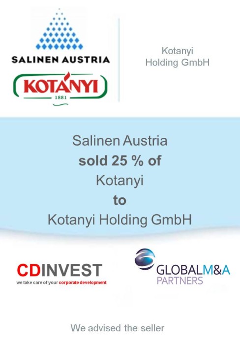 Salinen Austria Kotányi Unternehmensverkauf