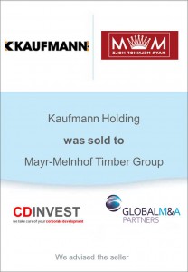 Kaufmann Mayr-Melnhof Unternehmensverkauf