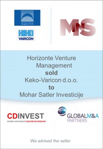 Horizonte Keko-Vericon Unternehmensverkauf
