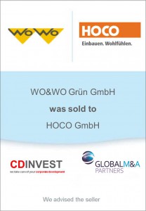 Wo&Wo HOCO Unternehmensverkauf