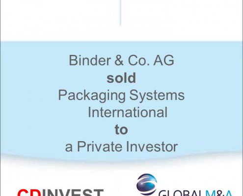 Binder Packaging Systems Unternehmensverkauf