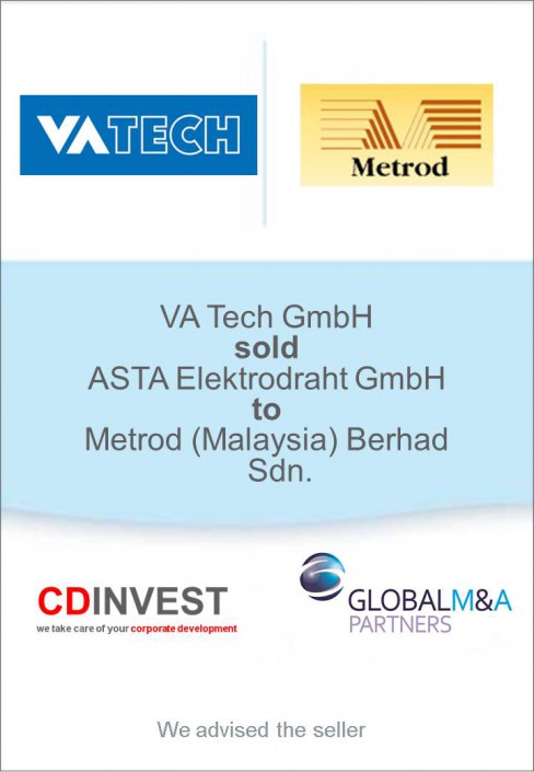 VA Tech ASTA Elektrodraht Unternehmensverkauf