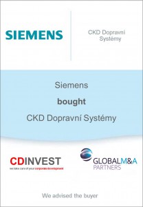 Siemens CKD Unternehmenskauf