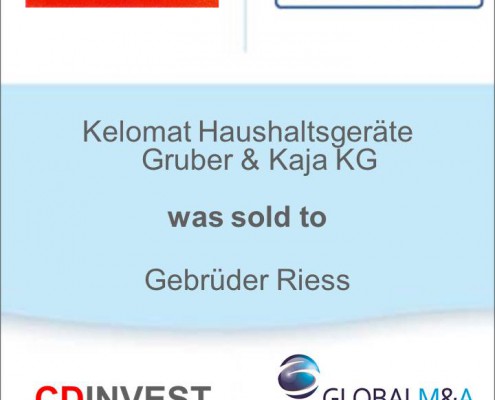 Kelomat Riess Unternehmensverkauf