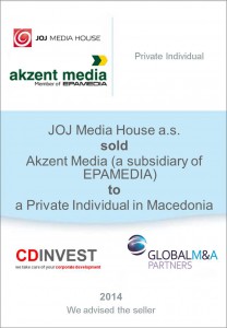 JOJ Akzent Media Unternehmensverkauf
