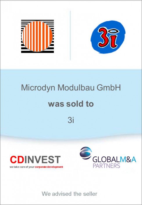 Microdyn 3i Unternehmensverkauf