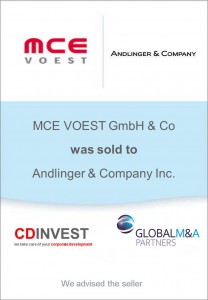 Voest Andinger Unternehmensverkauf