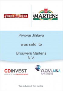 Pivovar Jihlava Unternehmensverkauf