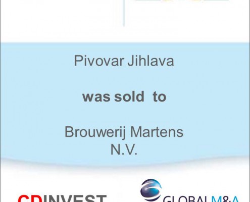 Pivovar Jihlava Unternehmensverkauf