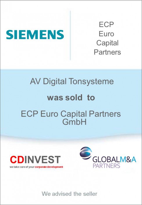 Siemens Tonsysteme Unternehmensverkauf