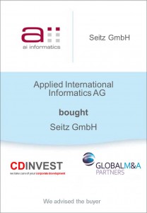 Applied International Informatics Unternehmenskauf