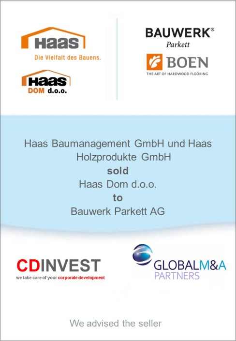 Haas Unternehmensverkauf