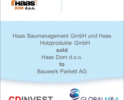 Haas Unternehmensverkauf
